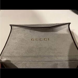 Gucci Brown Leather Card Case